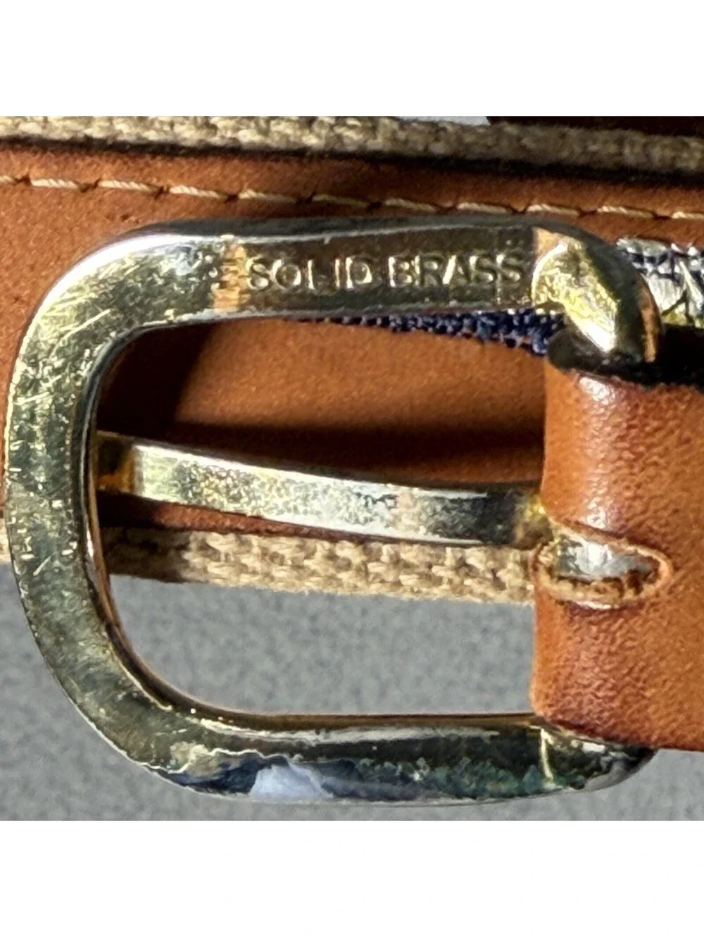 Zep-Pro Men’s Belt Size 36 Inch Marlin Deep Sea Fishing Leather Brass Buckle
